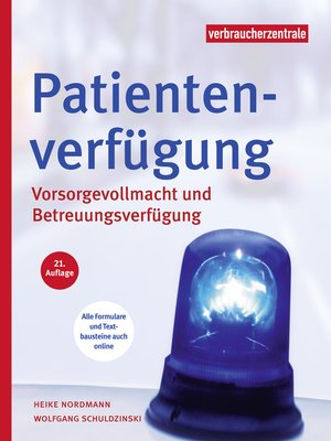 cover image of Patientenverfügung